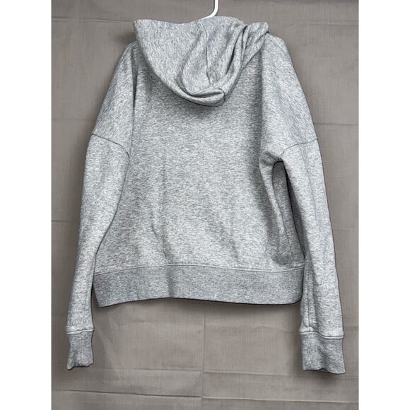 Justice Girls Gray Happiness is a Sate of Mind Flower Hoodie, Size M (10) - Picture 3 of 5